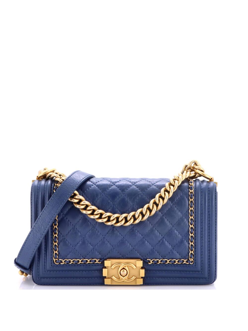 Chanel Jacket Boy Flap Bag Quilted Aged #287583C47B